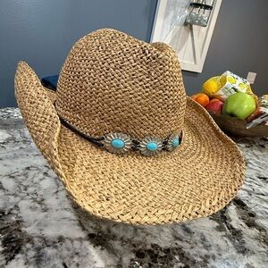 DPC Scala Straw Cowboy Hat woman’s OS